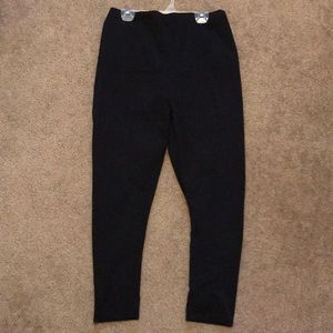 Motherhood Maternity Post Pregnancy Cropped Legging - Large, black